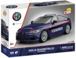 COBI 24654 Alfa Romeo Giulia Quadrifoglio Carabinieri, 1: 35, 99 piese (CBCOBI-24654)