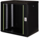 ASSMANN DN-19 12-U-SW állvány 12U Falra szerelhető állvány Fekete (DN-19 12-U-SW) - compzone