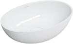 Omnires Shell M+ mosdótál 50x32 cm ovális mosdótálak fehér fényes SHELL500UNBP (SHELL500UNBP)