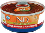 N&D Pumpkin Gabonamentes Konzerv Macskáknak (Csirke, Sütőtök és Gránátalma) - 70 g