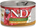 N&D Quinoa Skin & Coat Mini Adult Monoprotein Gabonamentes Konzerv Kutyáknak (Fürj és Kókusz) - 140 g