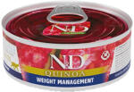 N&D Quinoa Weight Management Gabonamentes Konzerv Macskáknak (Bárány) - 80 g