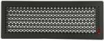 VENTLAB Trend állítható Zsalus Szellőzőrács Fekete 450x170 Mm