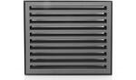 VENTLAB Invi Szellőzőrács Fekete 170x145 Mm