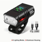 Led USB Type-C első kerékpár lámpa (Led-Type-C-USB-elso-kerekpar-lampa)