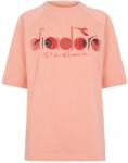 Diadora Тениска Diadora Women's Flowers Short Sleeve T-Shirt - Coral Red