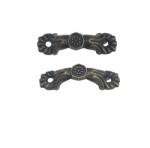  Fém fogantyú, antik, arany