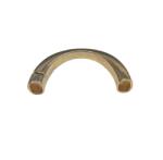  Gyöngy alkatrész- fém, mágneses, félköríves, merev, karkötőhöz