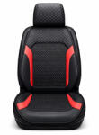 Autolife Ülésvédő, szellőző, prémium fekete-piros, Ice Silk, Autolife 02362