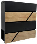  HILAM Kültéri Postaláda, Újságtartóval, 2 Választható Színben