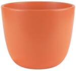 SK Sevilla matt narancssárga vízálló kerámia primula kaspó 11 cm