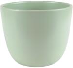 SK Sevilla matt pasztellzöld vízálló kerámia primula kaspó 11 cm