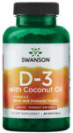 Swanson Vitamin D3 with Organic Coconut Oil 5000 IU / 60 Softgels
