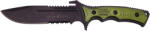 Depox Cutit de vanatoare DEPOX®, Extreme Beetle, verde, 29 cm (0289)