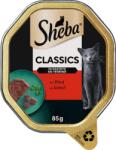 Sheba Classics alutálkás macskatáp pástétomban - Marha, 85g - 85 g