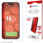 Displex Стъклен протектор за екран Displex Real Glass (2D) за iPhone 16 (24893)
