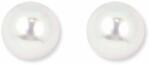 White & Black Igazgyöngy fehérarany fülbevaló - 7-7, 5mm - akoya - AAA (AU14352)