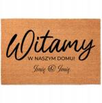 TabPrint Lábtörlő 40X60 Monogram Személyre Szabott Otthon Belső Sláger (KOKOSOWA WYCIERACZKA 40X60 TWOJE INICJAŁY)