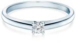 SAVICKI Inel de logodnă SAVICKI: aur alb, diamant - savicki - 3 289,00 RON
