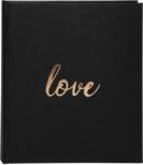 Exacompta vendégkönyv (21x19 cm, 140old) fekete, love