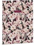 Ars Una Flowery pink A/4 gumis dosszié (50213757) - grapa