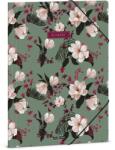 Ars Una Flowery green A/4 gumis dosszié (50215355)