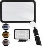  Nagy Olvasó Nagyító Teljes Oldalú Led-es Összecsukható Könyv Időseknek 5x (8581682949266)