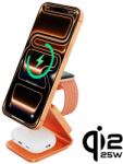 CubeNest Qi2.2 3 az 1-ben Vezeték nélküli mágneses narancssárga töltő SQ314 (3131)