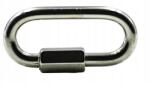 Milwar 4mm Karabiner 4x32 Saválló Csavarozott Láncszem inox rozsdamentes A4 8253 (8253404)