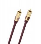 Oehlbach Mélynyomó kábel Oehlbach Cinch 3m aranyozott Ofc piros árnyékolt (20533)