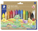 STAEDTLER Zsírkréta, jumbo, hatszögletű, STAEDTLER "Noris Junior 224", 12 különböző szín