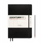 LEUCHTTURM1917 Jegyzettömb Leuchtturm1917 Composition B5, Keményfedeles, Sima, Fekete (366183)