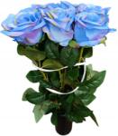  Csokor Rózsa Prémium! Kompozíció Váza Művirág Sír Temető (Kwiaty 2.0)