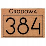 TabPrint Lábtörlő Bejárati Kókusz Bézs Sláger Az Utcád És A Lakóhelyed Száma (TWOJA ULICA I NUMER ZAMIESZKANIA)