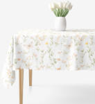 Goldea szögletes teflonos asztalterítő - pillangós kert 100 x 100 cm