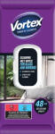 Vortex Nedves törlőkendő, üveg- és tükör felületre, visszazárható tetővel, 48 db