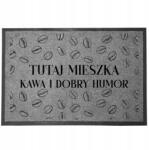 TabPrint Lábtörlő Bejárati Monokróm 40X60 Dekoráció Divatos Stílus Ajándék Nyomtatás (WYCIERACZKA TRWAŁA MOCNA STYL MONOCHROM SZARA)