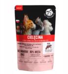 Pet Republic nedves macskaeledel, borjúhús, 100g, 90% hús, gabona és cukor nélkül (5904316130190)