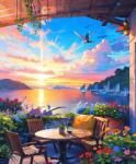 NORIMPEX - Puzzle Tablou Diamant: Stând lângă lac 30x40cm - 1 - 39 piese