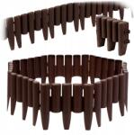 Plonos PL-961 Kerti műanyag szegélyléc, rugalmas 2, 2 m, barna (496100)