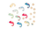 BS Toys Vanatoarea de culori a cameleonului, joc de memorie pentru copii, bs toys (GA541) - bekid