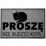 TabPrint Lábtörlő Bejárati Monokróm 40X60 Ajándék Divatos Stílus Nyomtatás Dekoráció (WYCIERACZKA MONOCHROM MOCNA STYL SZARA TRWAŁA)