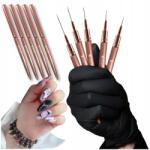 Silcare Díszítő Ecset Készlet 5 db-os Manikűr köröm ecset