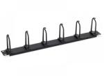 TRITON 19 cable management panel, big click-in ring 60x30 mm (RAB-VP-X11-A1)