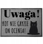 TabPrint Lábtörlő Bejárati Monokróm 40X60 Ajándék Nyomtatás Divatos Stílus Dekoráció (WYCIERACZKA MONOCHROM SZARA MODNA STYL TRWAŁA)