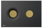 Alcaplast Vezérlőgomb AlcaDrain fekete-matt/arany-matt falsík alatti rendszerekhez (M1978-7)