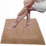 York PL Lábtörlő bézs Szállodai lábtörlő 400g pamut frottír szőnyeg (Dywanik łazienkowy ROSA Stopka 50x70)