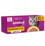 Whiskas Adult Baromfi Lakoma 80x85g Nedves Macskaeledel Zselében