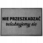 TabPrint Lábtörlő Bejárati Monokróm 40X60 Ajándék Dekoráció Divat Nyomtatás Stílus (WYCIERACZKA MONOCHROM TRWAŁA MOCNA SZARA STYL)