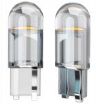 4Cars Led izzók W5W kristályos Led T10 sphere Cob 360° fehér 2db kpl